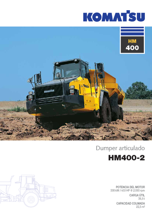 Zglobni kiperi Komatsu HM400-2