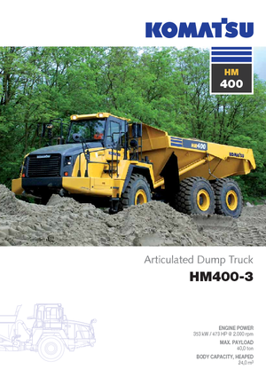 Zglobni kiperi Komatsu HM400-3