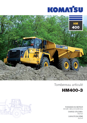 Zglobni kiperi Komatsu HM400-3