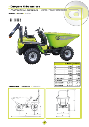 Damperi na kotačima Agrimac DH 400 AHG
