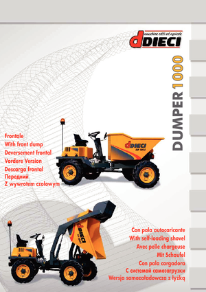 Damperi na kotačima Dieci DP 1000 Self-Load Shovel