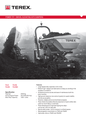 Damperi na kotačima Terex TA 2 SE