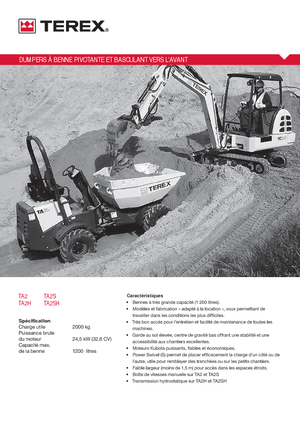 Damperi na kotačima Terex TA2SH