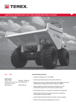 Damperi na kotačima Terex TA 9