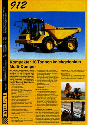 Zglobni kiperi Hydrema 912 Multitip