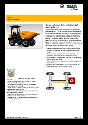 Damperi na kotačima Wacker Neuson DW50