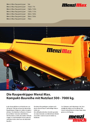 Damperi na gusjenicama Menzi 7vk