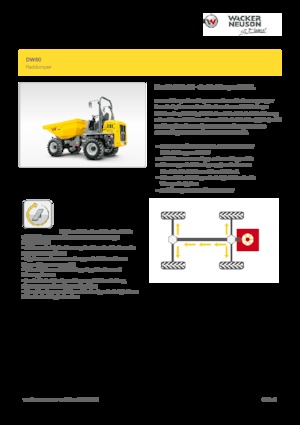 Damperi na kotačima Wacker Neuson DW60 LRC
