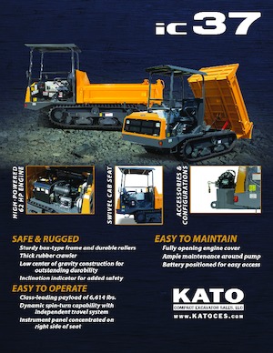 Damperi na gusjenicama Kato IC37