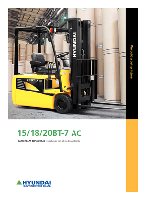 Električni viličari Hyundai 15 BT 7 ac