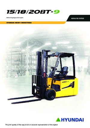 Električni viličari Hyundai 20 BT 9 ac