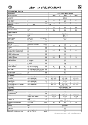 Električni viličari Desta 3 E 10