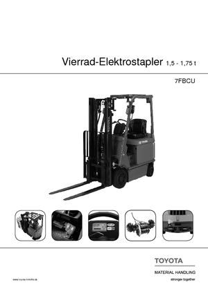 Električni viličari Toyota 7 FBCU 18
