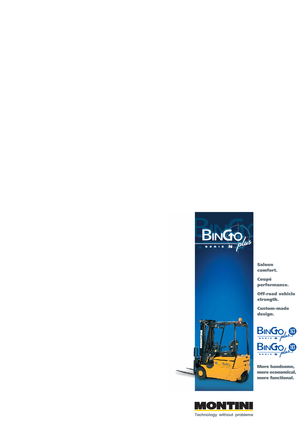 Električni viličari Montini Bingo plus N 163 CSM