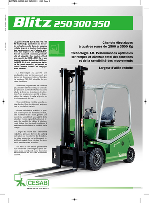 Električni viličari Cesab Blitz 300 L AC