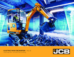 Električni rovokopač gusjeničar JCB 19C-IE