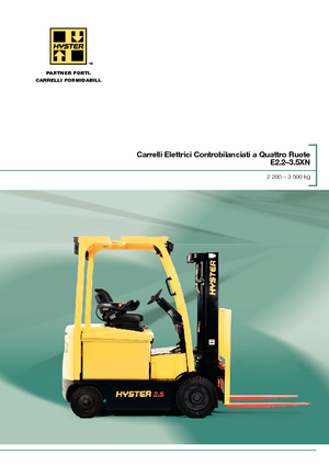 Električni viličari Hyster E3.0XN