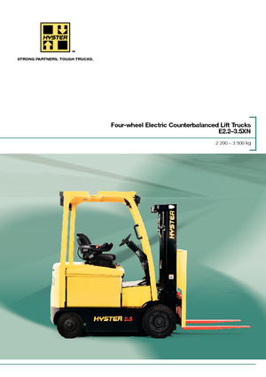 Električni viličari Hyster E3.0XN