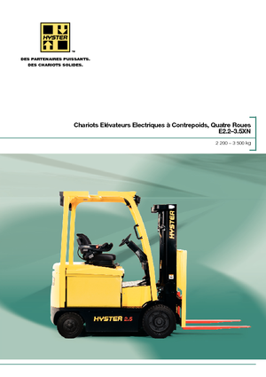 Električni viličari Hyster E3.0XN