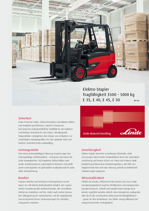 Električni viličari Linde E 40/600 L