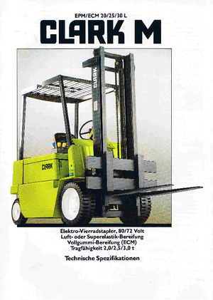 Električni viličari Clark ECM 30 L