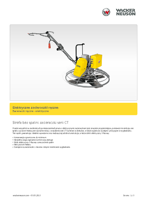 Lopatice za hodanje Wacker Neuson CT 36-400 E