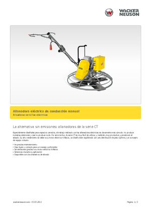 Lopatice za hodanje Wacker Neuson CT 36-400 E