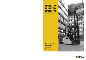 Električni viličari Caterpillar EP15K RT PAC