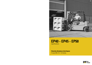 Električni viličari Caterpillar EP50