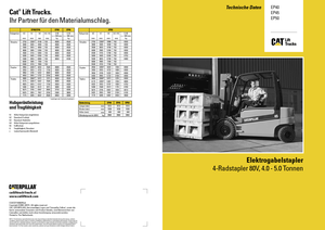 Električni viličari Caterpillar EP50