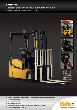 Električni viličari Yale ERP 18 VT