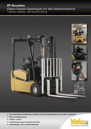 Električni viličari Yale ERP 18 VT