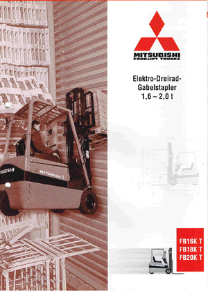 Električni viličari Mitsubishi FB 18 KT