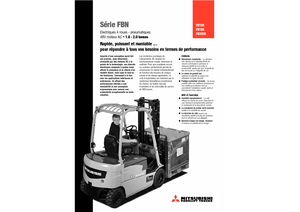 Električni viličari Mitsubishi FB 16 N