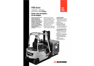 Električni viličari Mitsubishi FB 16 N