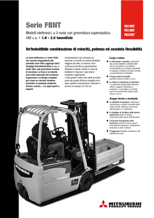 Električni viličari Mitsubishi FB 20 NT ac