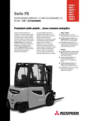 Električni viličari Mitsubishi FB45