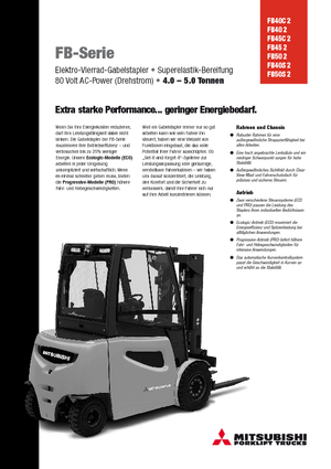 Električni viličari Mitsubishi FB45
