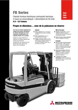 Električni viličari Mitsubishi FB50