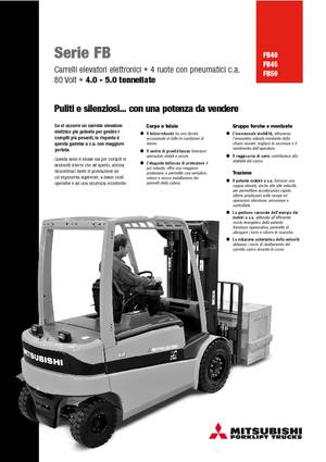 Električni viličari Mitsubishi FB50