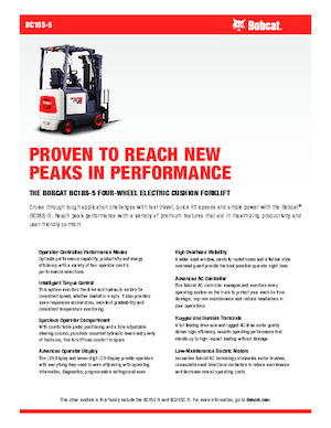 Električni viličari Bobcat BC18S-5