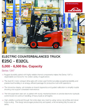 Električni viličari Linde E25C