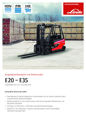 Električni viličari Linde E25L