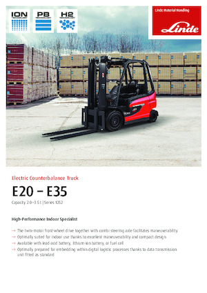 Električni viličari Linde E25L