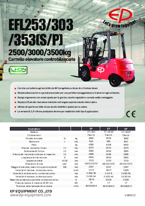 Električni viličari EP EFL253P