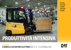 Električni viličari Caterpillar EP25ACN