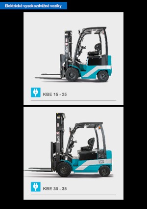 Električni viličari Baoli KBE 30