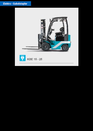 Električni viličari Baoli KBE 25