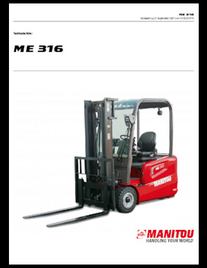 Električni viličari Manitou ME 316