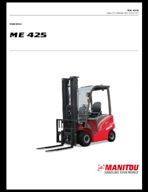 Električni viličari Manitou ME 425